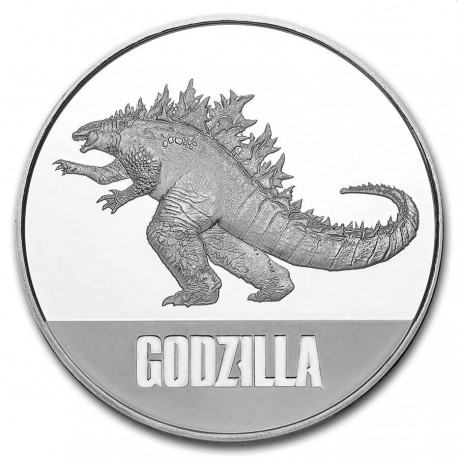 Niue 1 oz srebrnik Godzilla vs. Kong: GODZILLA 2021 (trezor)