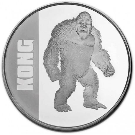 Niue 1 oz srebrnik Godzilla vs. Kong: KONG 2021 (trezor)