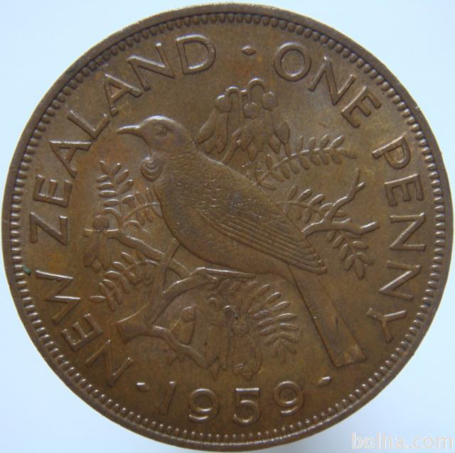 LaZooRo: Nova Zelandija 1 Penny 1959 UNC