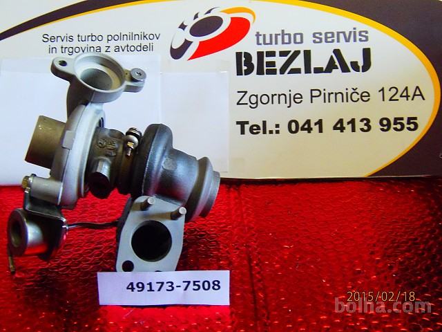 TURBINA obnovljena/ turbo polnilnik CITROEN C3 1.6HDI 49173-07503