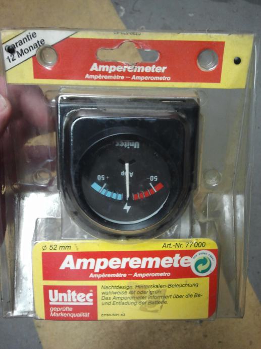 Ampermeter za avto - NOV