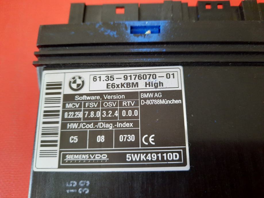 Body control module KBMBMW serija 5 e60/61