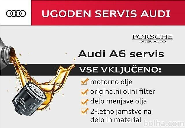 Audi servis: menjava olja Audi A6 2.0 TDI (20004)