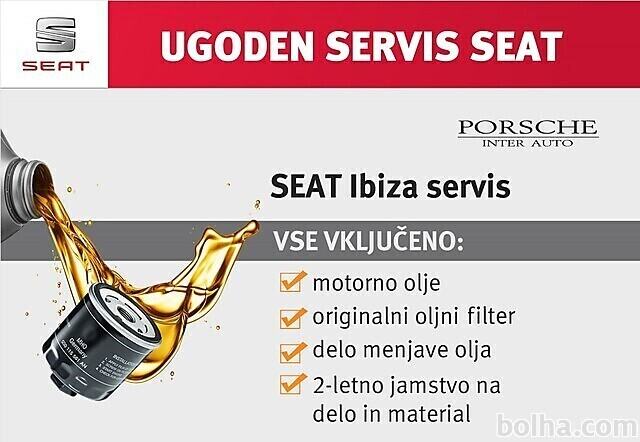 SEAT servis: menjava olja SEAT Ibiza 1.2 TSI (20019)