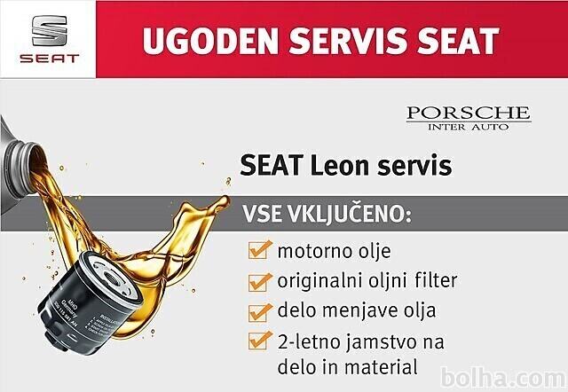 SEAT servis: menjava olja SEAT Leon 1.6 TDI (20022)