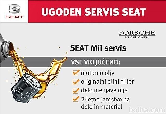 SEAT servis: menjava olja SEAT Mii 1.0 (20021)
