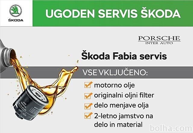 Škoda servis: menjava olja Škoda Fabia 1.2 TSI (20015)