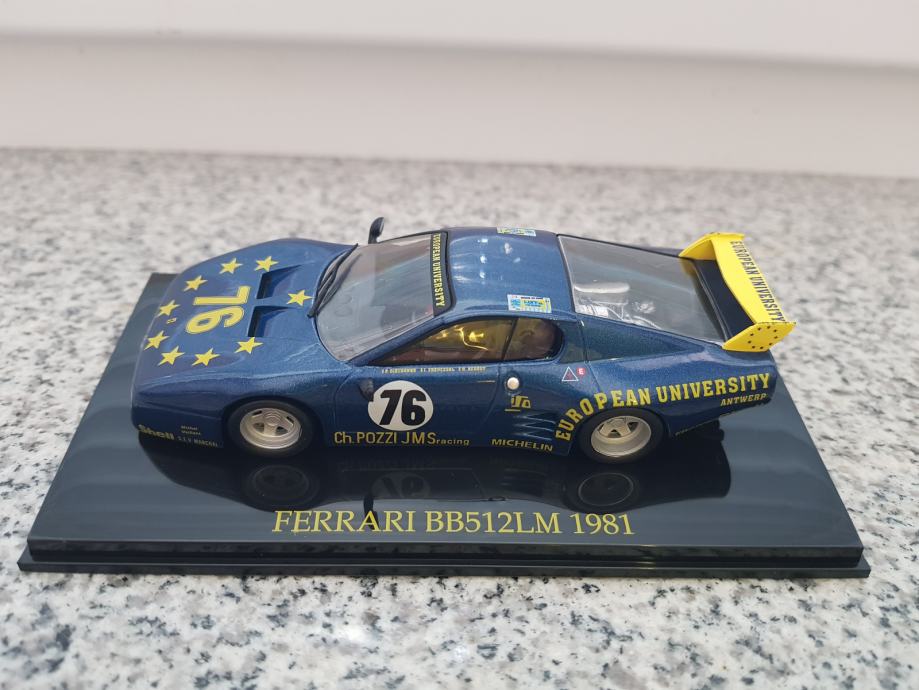 1/43 IXO 1982 Ferrari BB512 #72 LeMans A.Cudini J.Morton J.Paul jm