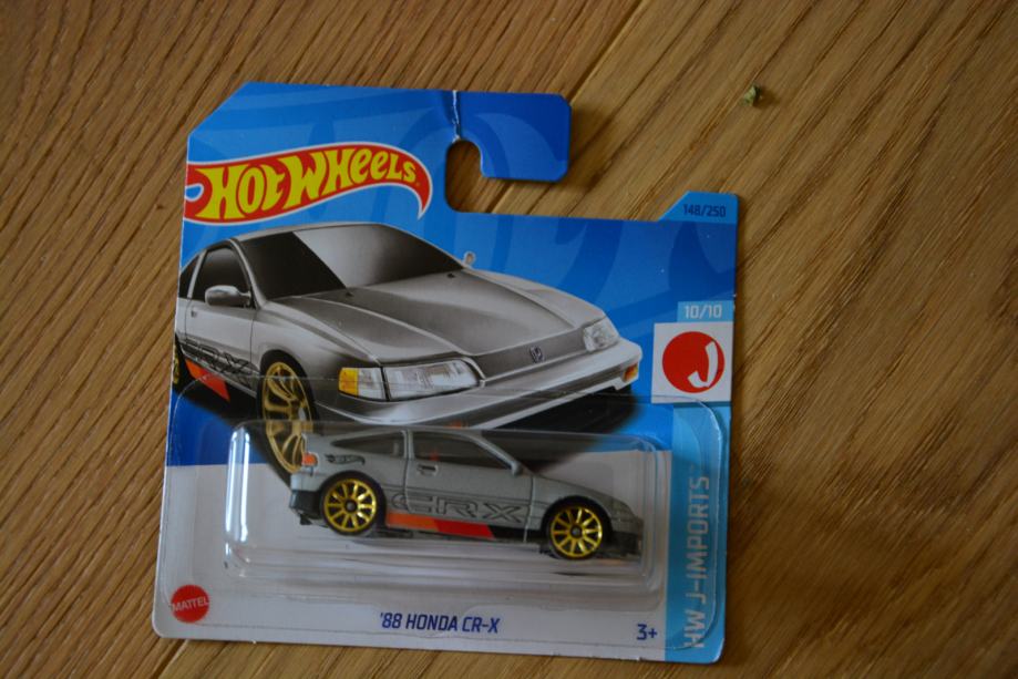 Hot Wheels Street Racers #4/5 - Honda CR-X Noire 1/64 2021 - Boîte Fermée