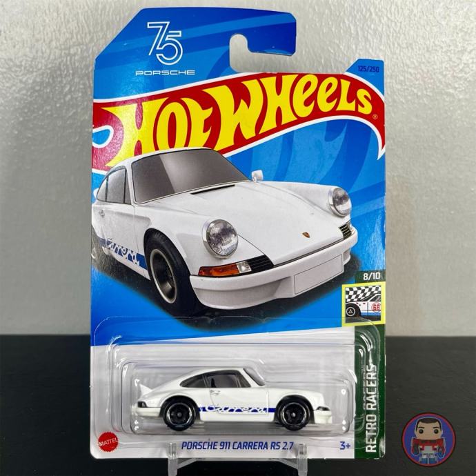 Hot Wheels Porsche 911 carrera rs 2.7, porše, 911,karera, avto, darilo