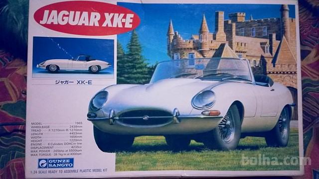 MAQUETTE GUNZE SANGYO Jaguar XK-E au 1:24 en boîte EUR 34,98 - FR
