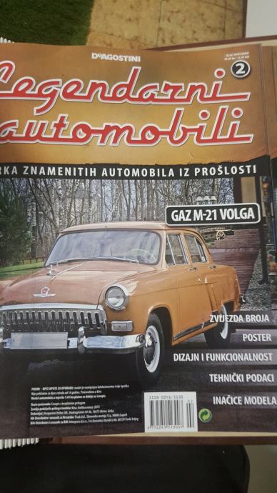 Časopis De Agostini Legendarni automobili br. 2