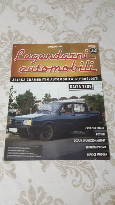 Časopis De Agostini Legendarni automobili br. 32 Dacia 1309