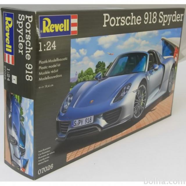 Maketa automobil Porsche 918 Spyder POKLON SET