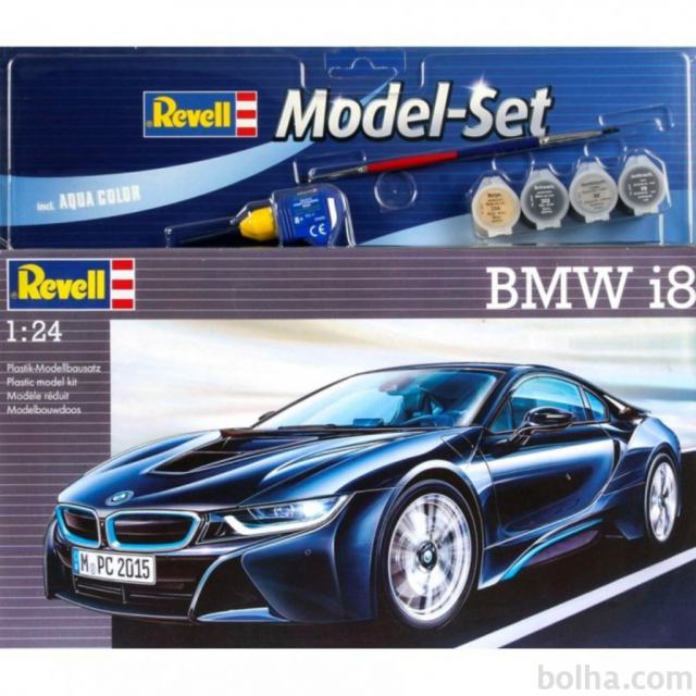Maketa avtomobil Revell BMW i8 Set