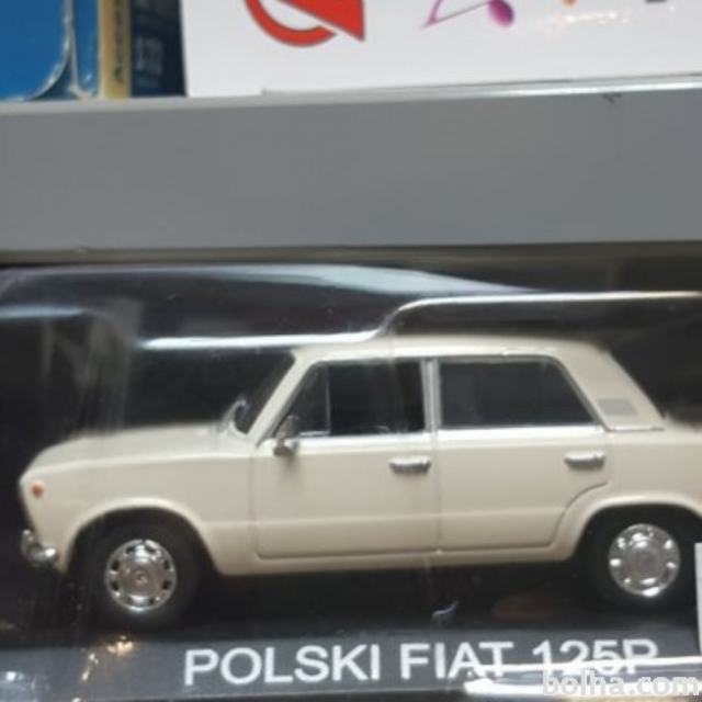Model maketa avtomobil Polski fiat 125 p