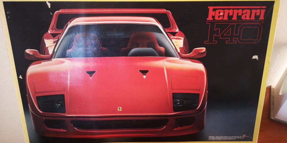 Plastični model Ferrari F40 FUJIMI 1/16 Enthusiast Model (RARITETA)