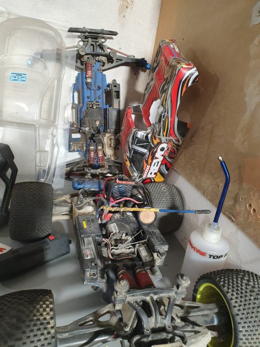 Traxxas Revo 3.3 (5344) - Leva Sterzo E Servosaver - Ricambio Originale Carson - TR3 - 5
