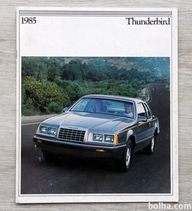 1985 Ford Thunderbird brošura prospekt