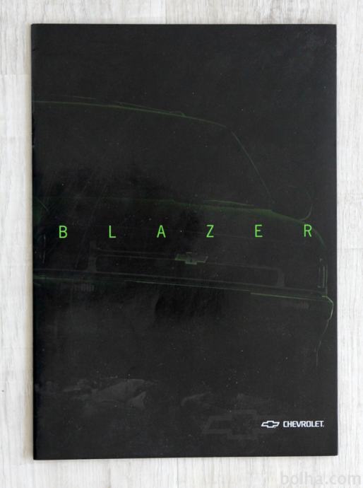 Chevrolet Blazer brošura prospekt