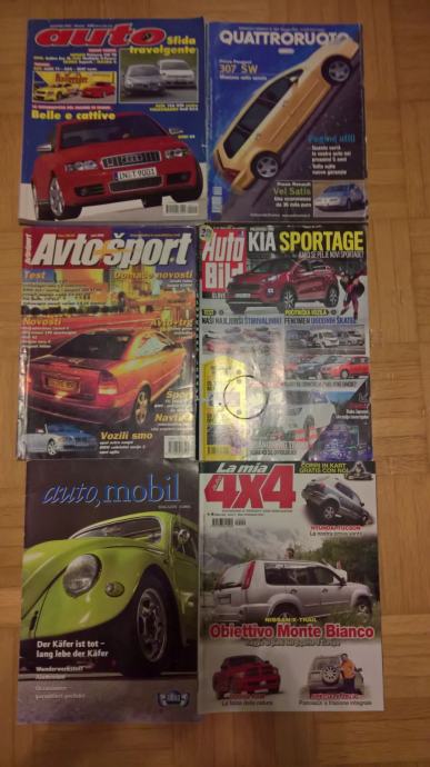 Različne Avto in navtične revije, v več jezikih