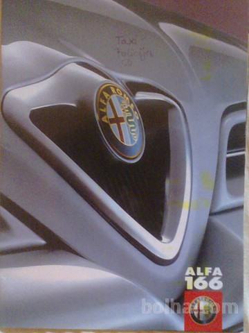 Alfa Romeo 166 - brošuri