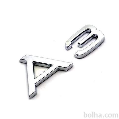 Audi emblem A3 logo krom