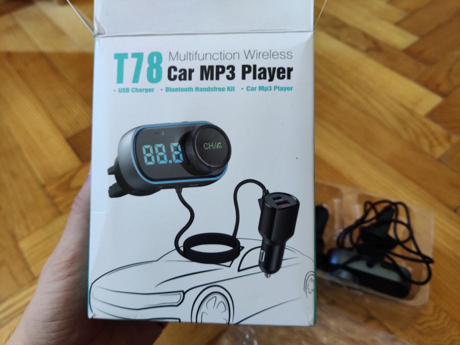 Bluetooth FM adapter za avto nov