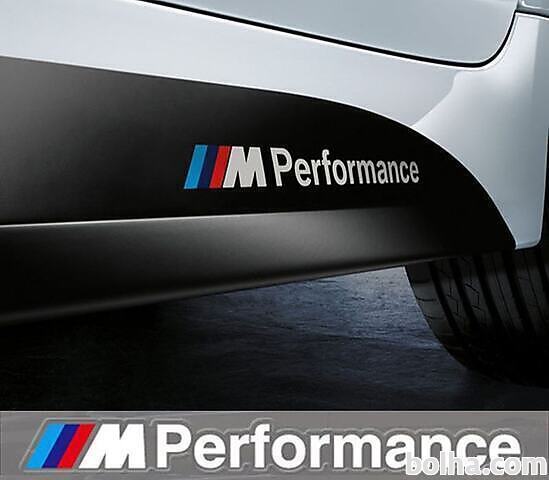 BMW M-Performance nalepka za stranske pragove bela