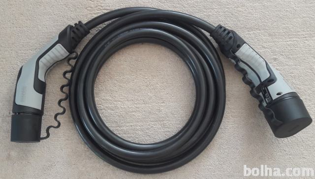 Ev polnilni kabel TYPE 2 - TYPE 2 (Mennekes) 32A, 3 fazni