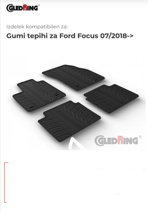 Gumi tepihi Gledring Ford Focus