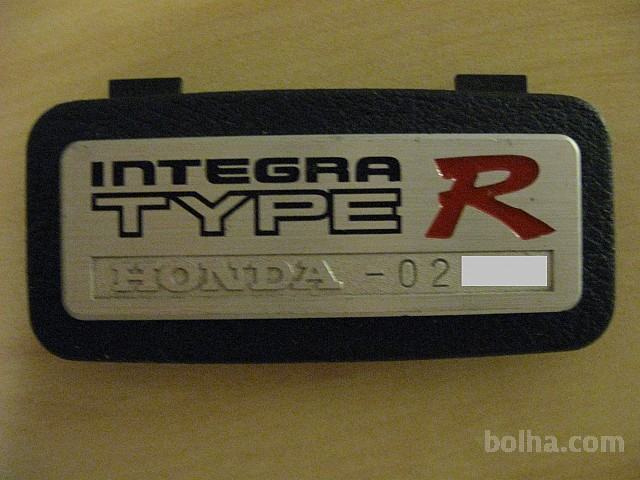 Honda Integra original ploščica