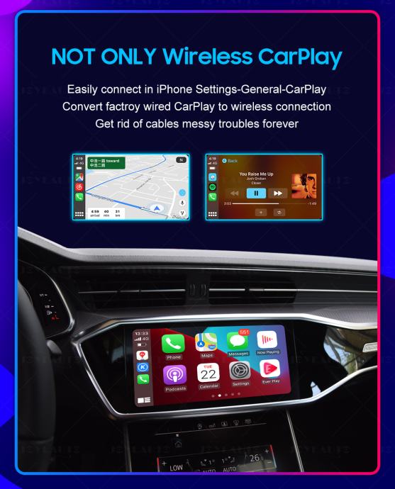 MMB Multimedia Box Streaming Adapter for Carplay and Android Auto