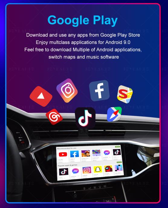 MMB Multimedia Box Streaming Adapter for Carplay and Android Auto