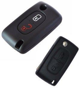 Silikonska zaščita za avto ključ SEL011 - Citroen, črna