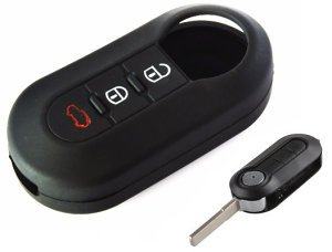 Silikonska zaščita za avto ključ SEL014 - Citroen, črna