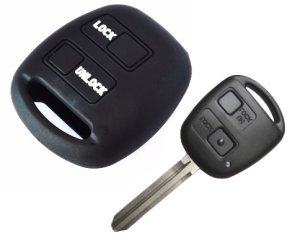 Silikonska zaščita za avto ključ SEL022 - Lexus, črna