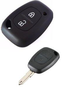 Silikonska zaščita za avto ključ SEL035 - Renault, črna