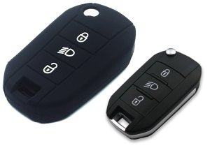 Silikonska zaščita za avto ključ SEL139 - Citroen, črna