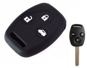 Silikonska zaščita za avto ključ SEL146 - Honda, črna