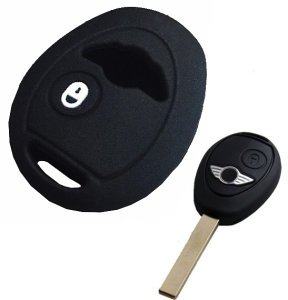 Silikonska zaščita za avto ključ SEL149 - Mini, črna