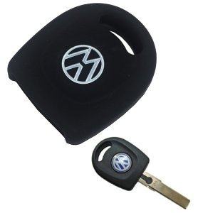 Silikonska zaščita za avto ključ SEL178 - Volkswagen, črna