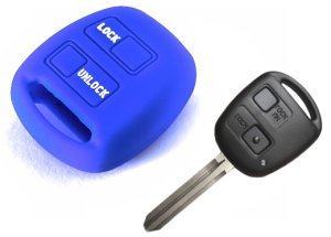 Silikonska zaščita za avto ključ SELM022 - Lexus, modra