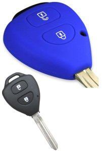 Silikonska zaščita za avto ključ SELM036 - Toyota, modra