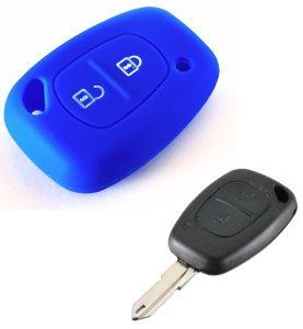 Silikonska zaščita za avto ključ SELM158  - Nissan, modra