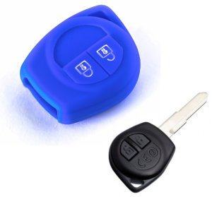 Silikonska zaščita za avto ključ SELM159 - Nissan, modra