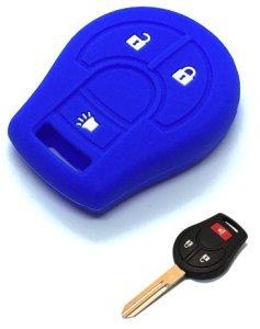 Silikonska zaščita za avto ključ SELM160 - Nissan, modra