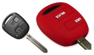 Silikonska zaščita za avto ključ SELR022 - Lexus, rdeča