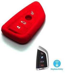 Silikonska zaščita za avto ključ SELR130 - BMW, rdeča