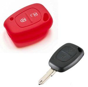 Silikonska zaščita za avto ključ SELR158 - Nissan, rdeča
